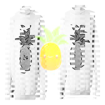 Pineapple - Dancing Vegetables For Babies And Toddlers Men Women Sweatshirt Graphic Print Unisex - Thegiftio