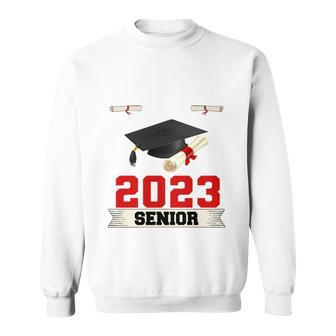 Proud Dad Of A 2023 Senior Graduation Cap And Diploma Sweatshirt - Monsterry CA