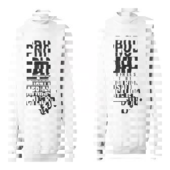 Proud Dad Of The Best Australian Cattle Dog Ever Sweatshirt | Mazezy