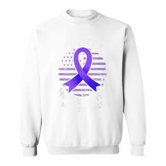 Purple Up Military Child Kids Month Awareness Ribbon Usa Sweatshirt | Mazezy