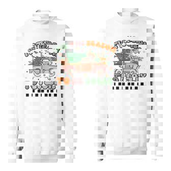 Retro Groovy Tis The Season To Be Jolly Christmas Santa Xmas V2 Men Women Sweatshirt Graphic Print Unisex - Thegiftio