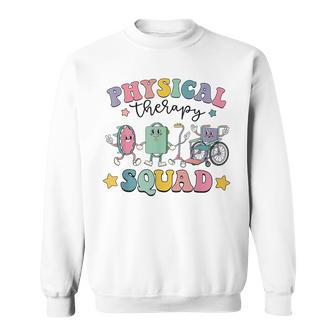 Retro Physical Therapy Pt Squad Pediatric Physical Therapist Sweatshirt | Mazezy