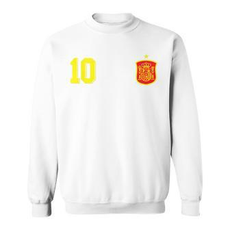 Retro Soccer Inspired Spain Sweatshirt | Mazezy