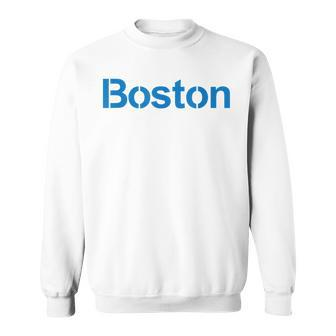 Retro Yellow Boston Sweatshirt - Seseable