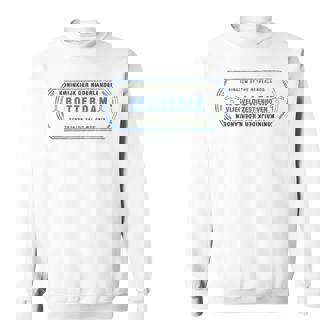 Rotterdam Netherlands Passport Stamp Vacation Travel Men Women Sweatshirt Graphic Print Unisex - Thegiftio