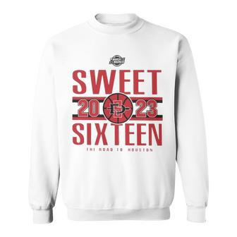 Sdsu Men’S Basketball 2023 Sweet Sixteen The Road To Houston T Sweatshirt | Mazezy