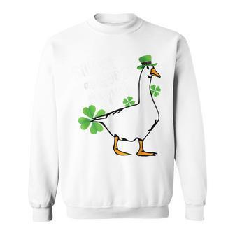 Silliest Goose At The Pub St Patrick’S Day Sweatshirt | Mazezy
