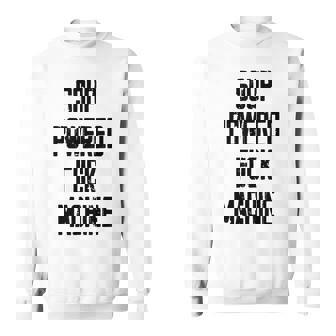 Soup Powered Fuck Machine Funny V4 Men Women Sweatshirt Graphic Print Unisex - Thegiftio