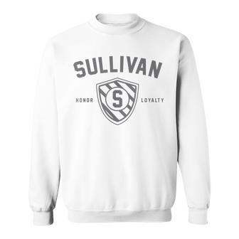 Sullivan Family Shield Last Name Crest Matching Men Women Sweatshirt Graphic Print Unisex - Thegiftio UK
