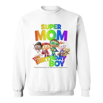 Super Mom The Birthday Boy Super Why Sweatshirt | Mazezy