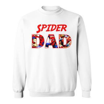 Superhero Spider Dad Sweatshirt | Mazezy