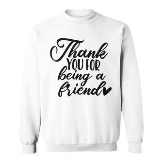 Thank You For Being A GolDen Friend Vintage Retro Sweatshirt - Seseable