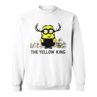 The Yellow King Minoion And Skulls Sweatshirt | Mazezy