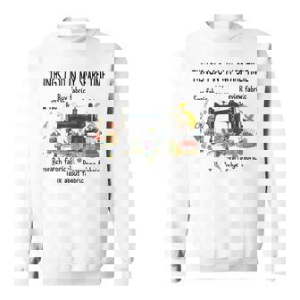 Things I Do In My Spare Time Funny Sewing Quilting V2 Sweatshirt - Seseable