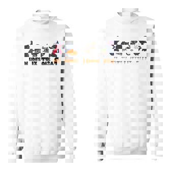 Un Deux Trois Cat Funny Halloween Cat Mom Dad Grandma Men Women Sweatshirt Graphic Print Unisex - Thegiftio