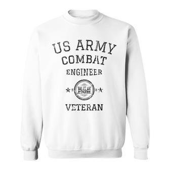 Us Army Combat Engineer Veteran Essayons Army Engineer Sweatshirt | Mazezy