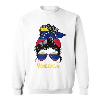 Venezuelan Girl Venezuela Franela Venezuela Mujer Venezolana Sweatshirt | Mazezy