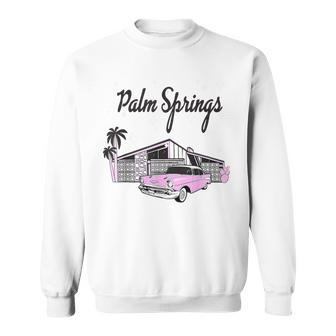 Vintage Mid Century Palm Springs California 1950S Atomic Age Sweatshirt - Seseable