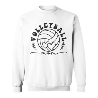Volleyball Mom For Women Matching Volleyball Players Team Sweatshirt | Mazezy