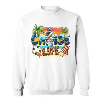 Western Cruise Life Sailor Gnome Sweatshirt | Mazezy