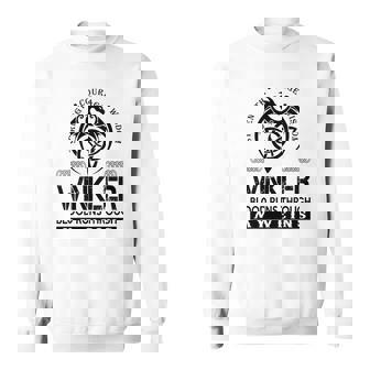 Winkler Blood Runs Through My Veins Sweatshirt - Seseable