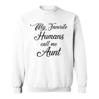 Womens Funny Auntie Gift From Nephew Niece Sayings Quote Aunt Men Women Sweatshirt Graphic Print Unisex - Seseable