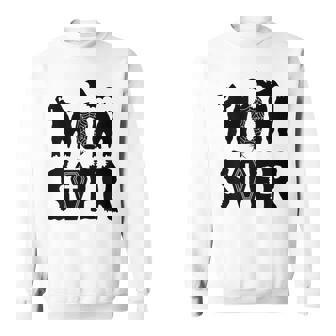 Womens Momster For Women Funny Spooky Mom Halloween Costume Men Women Sweatshirt Graphic Print Unisex - Thegiftio
