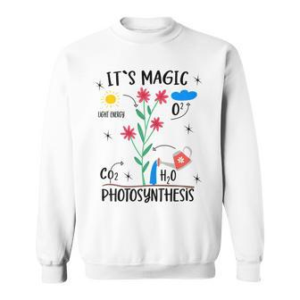 Womens Plant Lover Gardener Magic Photosynthesis Pun Plant Lady Men Women Sweatshirt Graphic Print Unisex - Seseable
