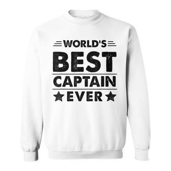 Worlds Best Captain Ever Sweatshirt - Seseable