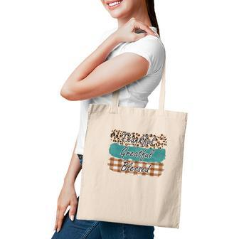 Fall Greatful Thankful And Blessed Autumn Gifts Tote Bag - Thegiftio