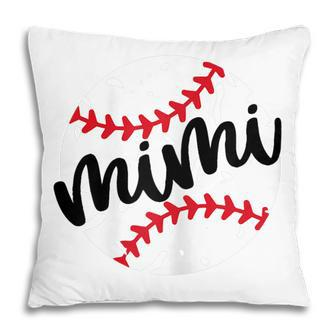 Baseball Mimi Baseball Game Day Baseball Grandma Gift For Womens Pillow | Mazezy