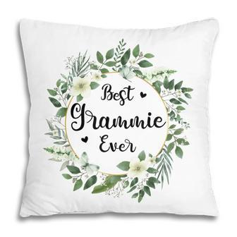 Best Grammie Ever Women Flower Decoration Grandma Pillow | Mazezy