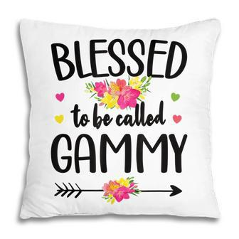 Blessed To Be Called Gammy Grandma Gammy Grandmother Pillow | Mazezy