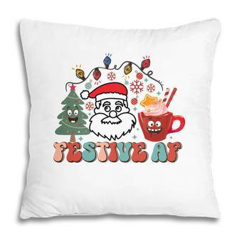 Christmas Festive Santa Holiday Gifts Pillow - Thegiftio UK