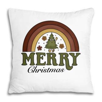 Christmas Rainbow Merry Christmas Pillow - Thegiftio UK