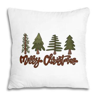 Christmas Tree Merry Christmas V2 Pillow - Thegiftio