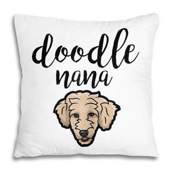 Doodle Nana Cute Goldendoodle Grandma Dog Gift Pillow | Mazezy