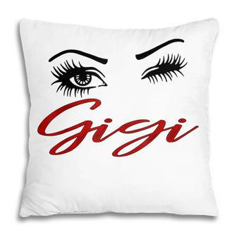 Eyes Gigi Grandma Eye Wink Mom Woman Pillow
