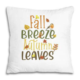 Fall Breeze And Autumn Leaves Autumn Pillow - Thegiftio UK