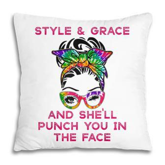 Funny Mothers Day Design For Mom Grandma Aunt Sister Pillow | Mazezy UK
