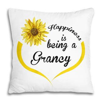 Grancy Gift Happiness Is Being A Grancy Gift For Womens Pillow | Mazezy CA