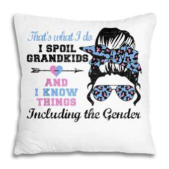 Grandma Keeper Of The Gender Reveal Party I Know Things Nana Pillow | Mazezy