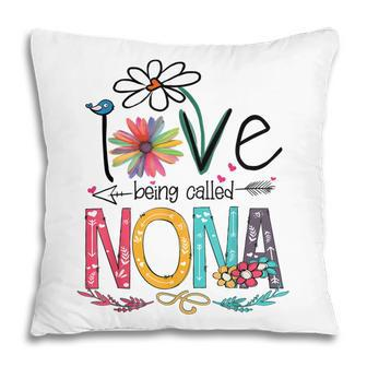 I Love Being Called Nonna Sunflower Pillow | Mazezy