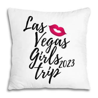 Las Vegas Girls Trip 2023 Nevada Vacation Fun Matching Group Gift For Womens Pillow