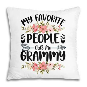 My Favorite People Call Me Grammy Mothers Day Gifts Gift For Womens Pillow | Mazezy