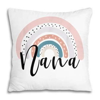 Nana Rainbow For Women Grandma Gift From Grandkids Pillow | Mazezy
