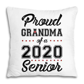 Proud Grandma Of A 2020 Senior Graduation For Family Pillow | Mazezy DE