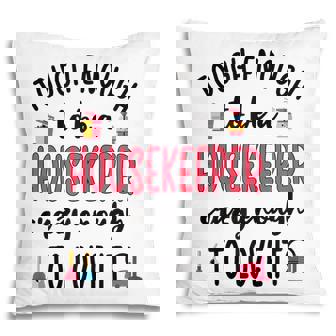 Tough Housekeeper Funny Cleaning Lover Housekeeping Gift For Womens Pillow | Mazezy