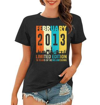 10 Limitierte Auflage Hergestellt Im Februar 2013 10 Frauen Tshirt - Seseable