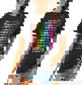 100 Days Of School Funny Hearts Gift For Teachers Kids Women Women T-shirt | Seseable UK